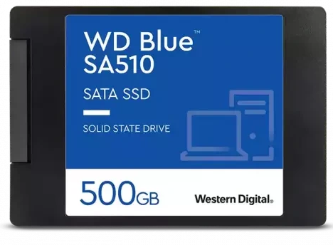حافظه SSD وسترن دیجیتال Blue SA510 ظرفیت 500GB SATA 2.5 اینچ